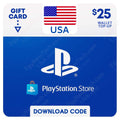 PSN Gift Card 25$ USD