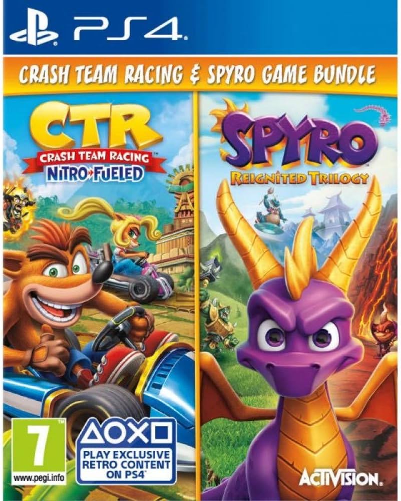 Crash Team Racing Nitro-Fueled + Spyro Game Ps