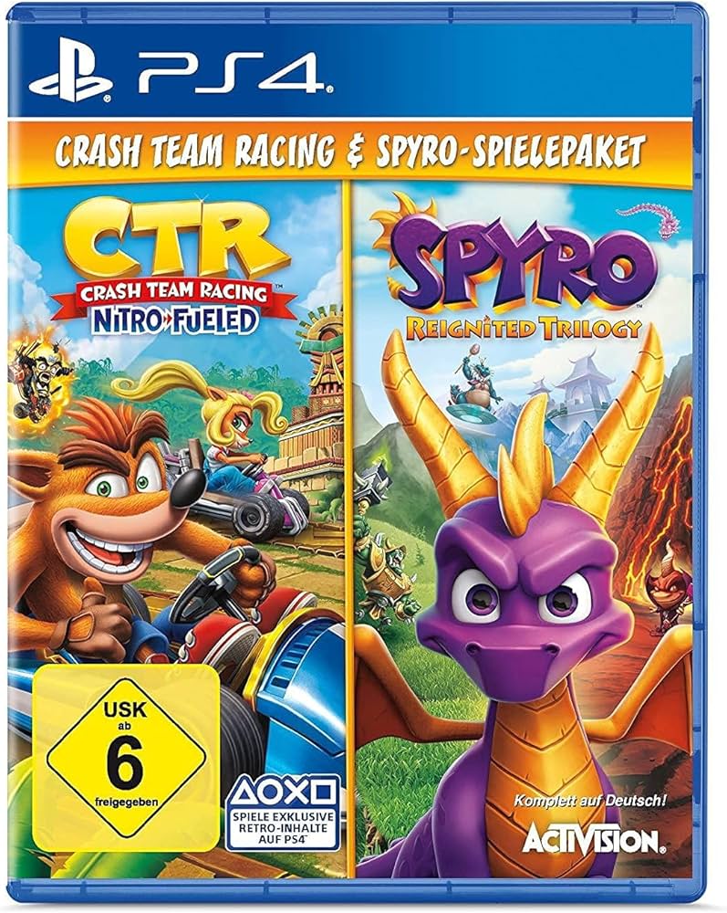 Crash Team Racing Nitro-Fueled + Spyro Game Ps