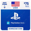 PSN Gift Card 75$ USD