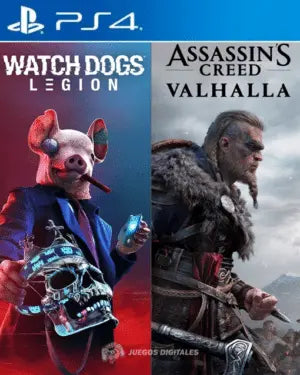 Assassin’s Creed Valhalla + Watch Dogs Legion Bundle Ps