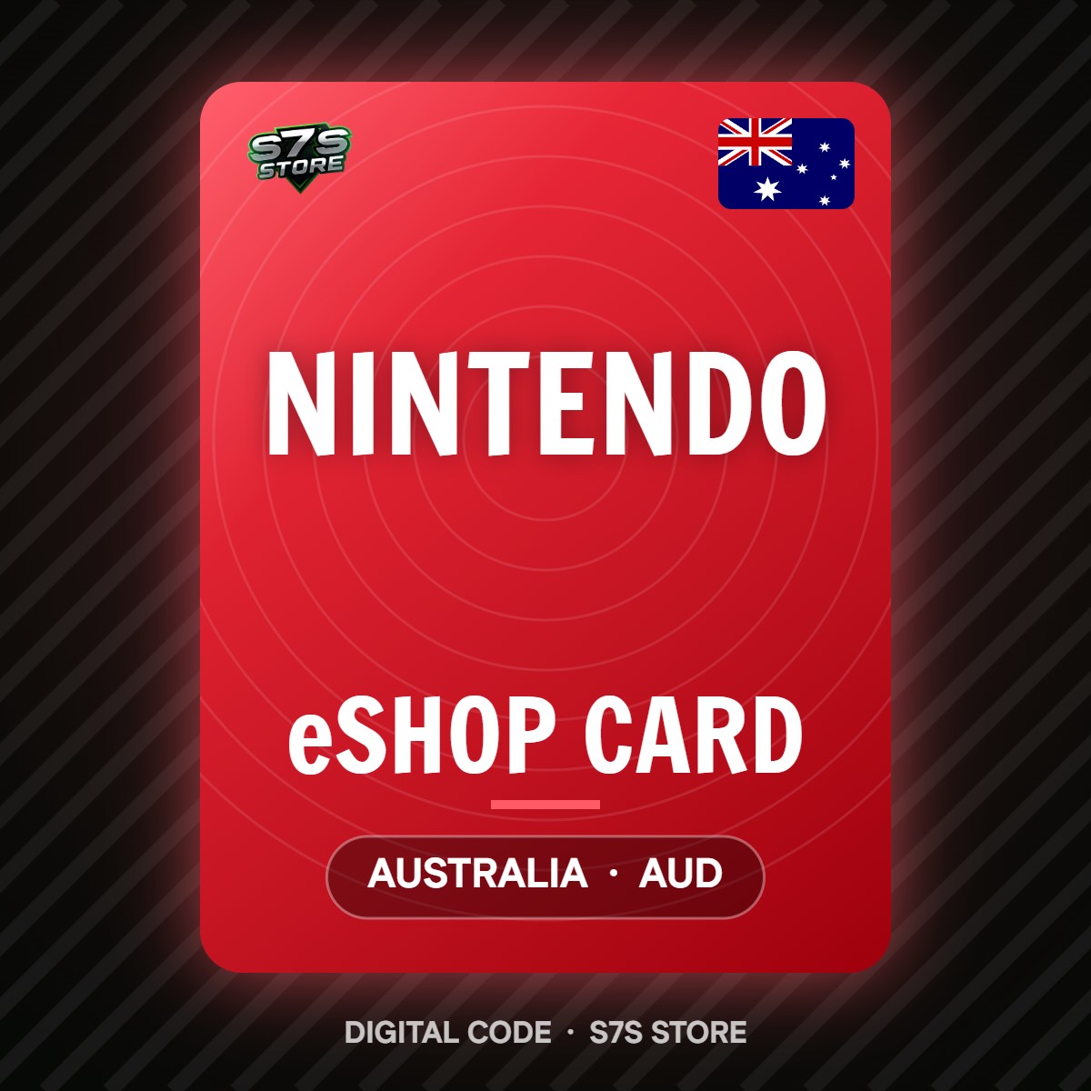 Nintendo eShop Gift Card Australia AUD